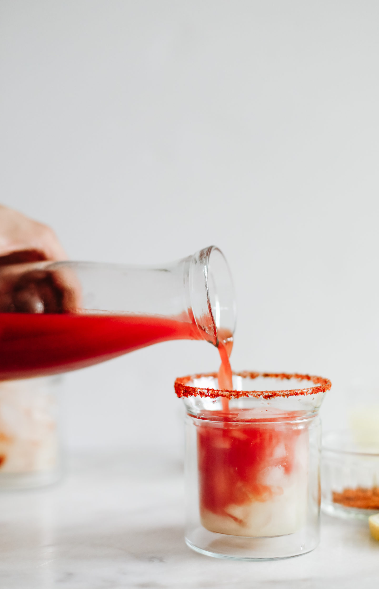 Michelada with clamato