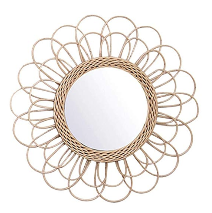 Rattan Mirror round with cute accents