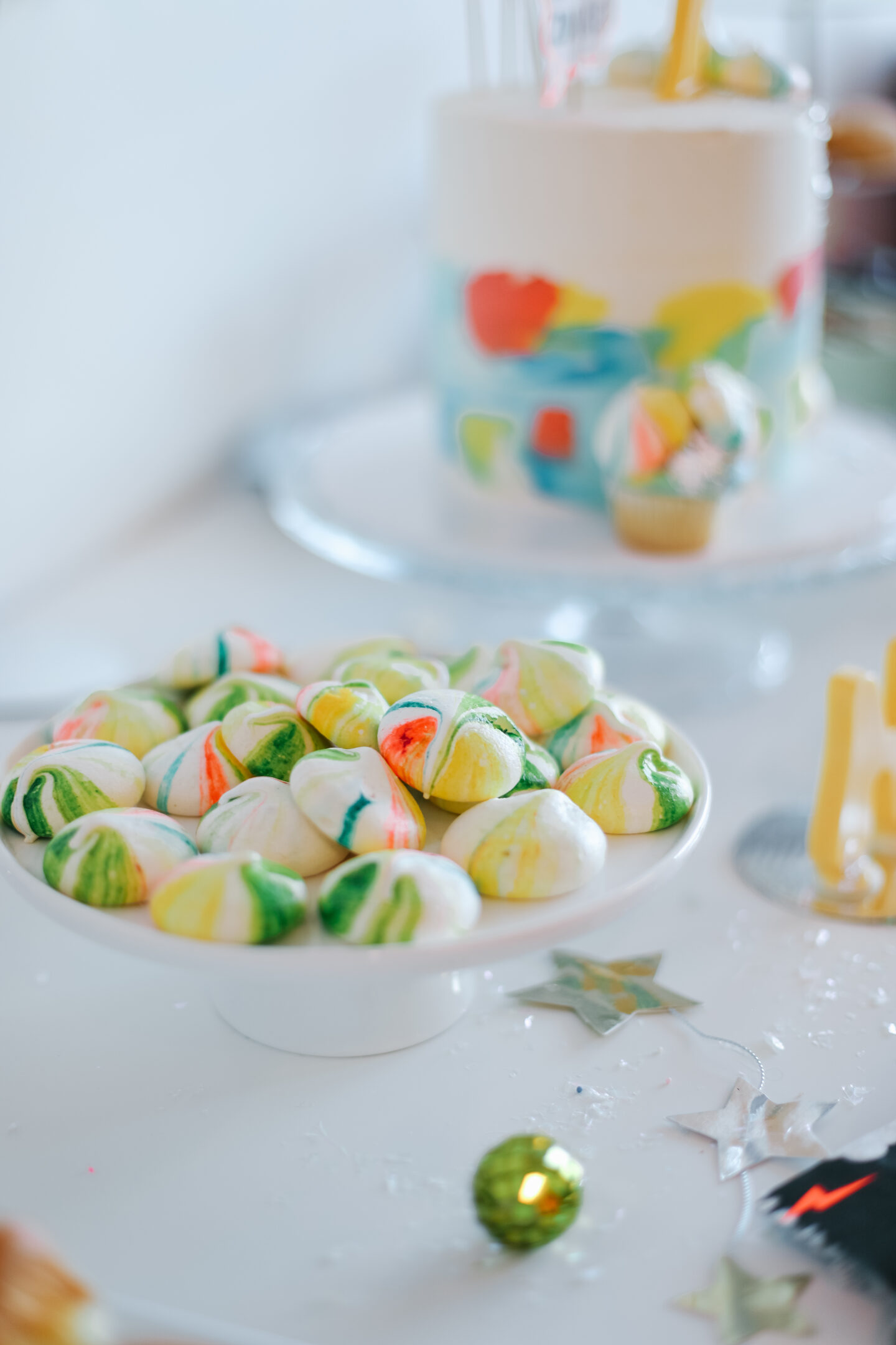 A colourful table for kids parties