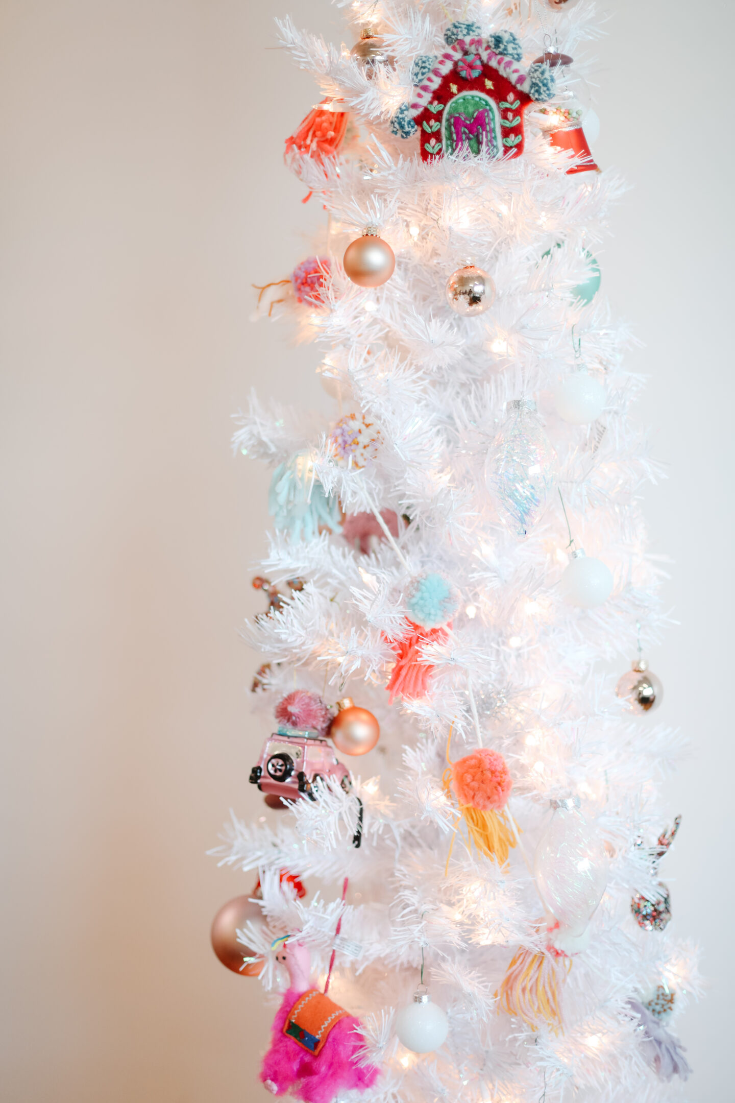 Colorful Bohemian Christmas Tree Decor