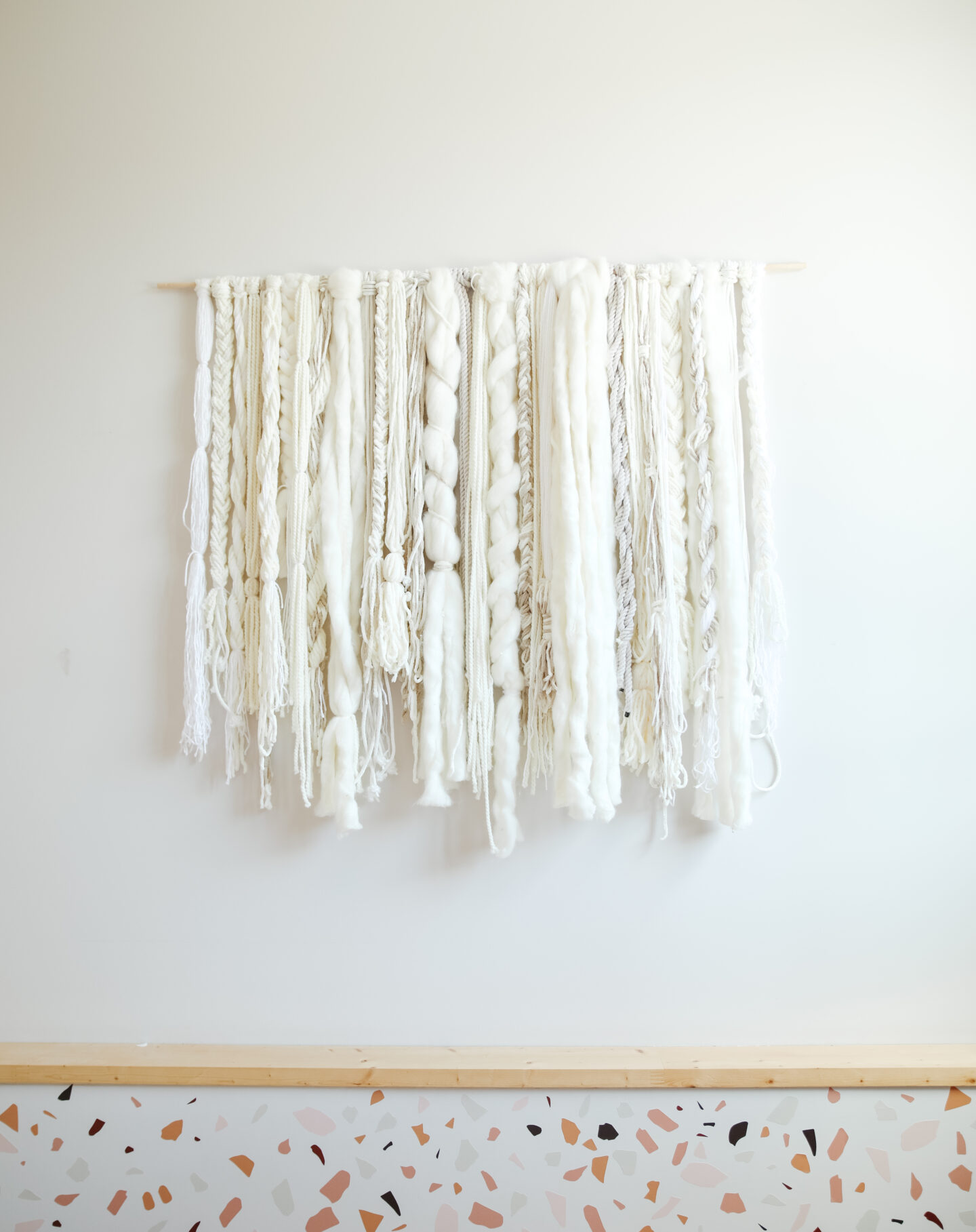 White Wall Hanging DIY