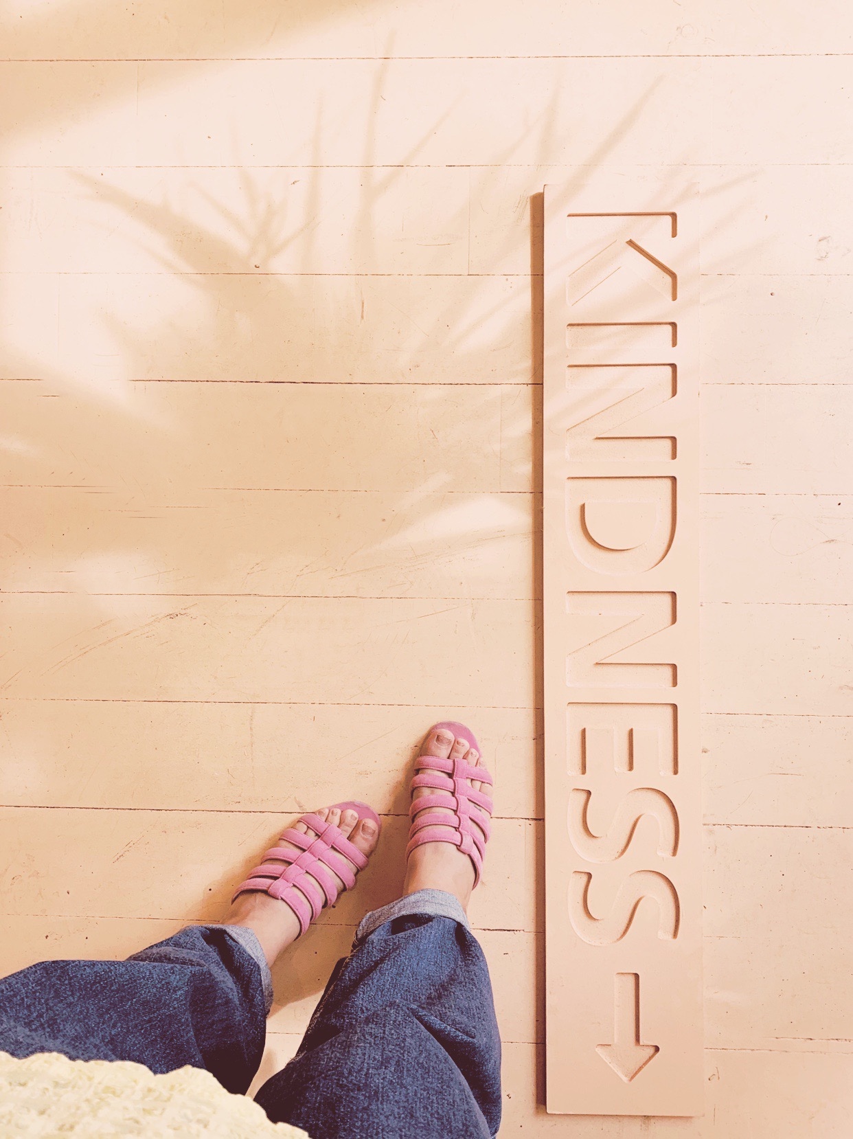 kindness pink floor design