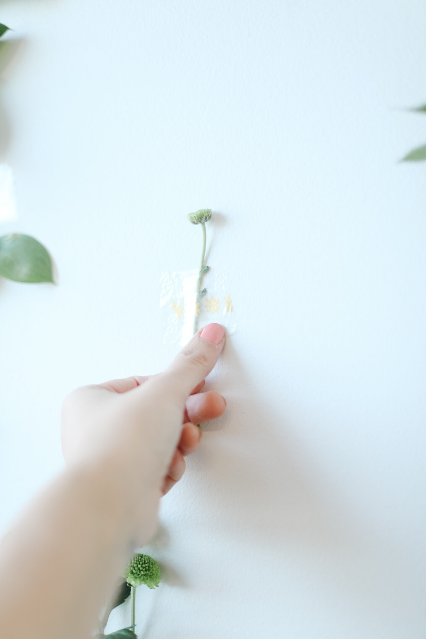 how to make a floral wall backdrop