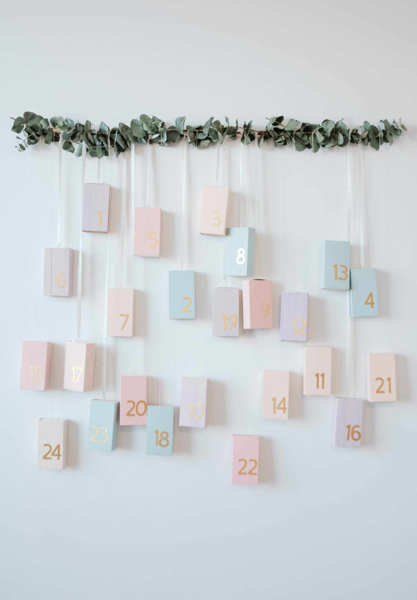 DIY Advent calendar Wall