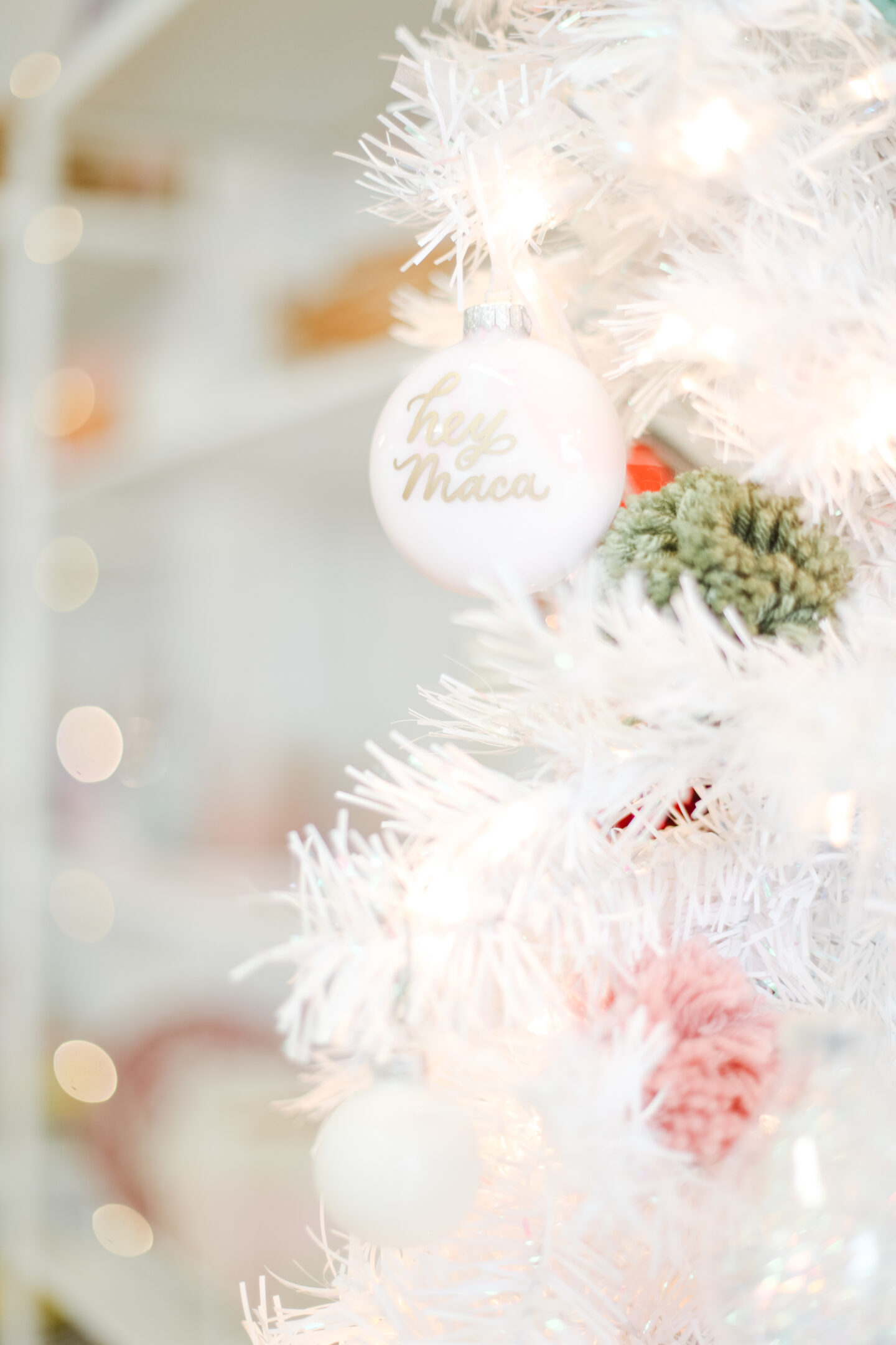 Pastel Christmas Tree Decor