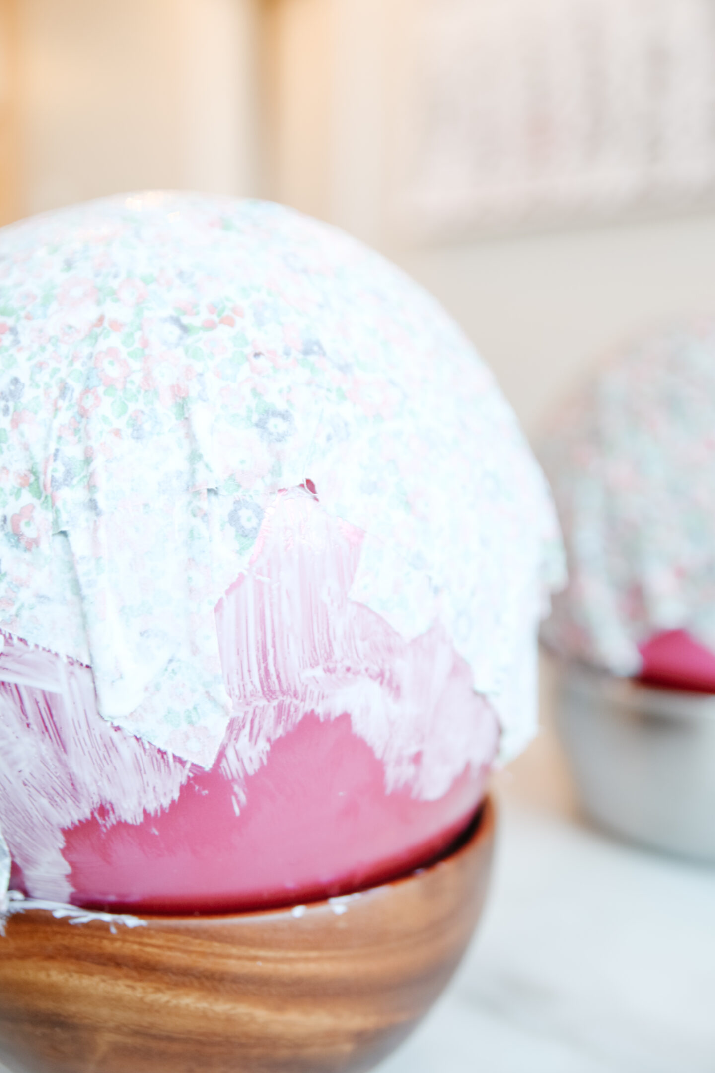 Let's Learn How to Papier-Mâché With Fabric & Make The Prettiest