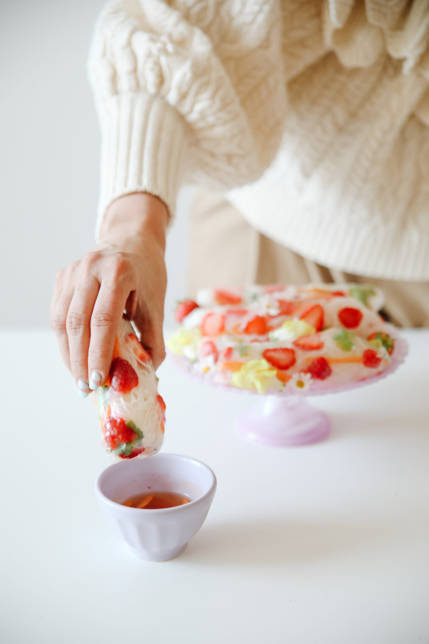 Let's Make These Adorable Fresh Strawberry Spring Rolls!