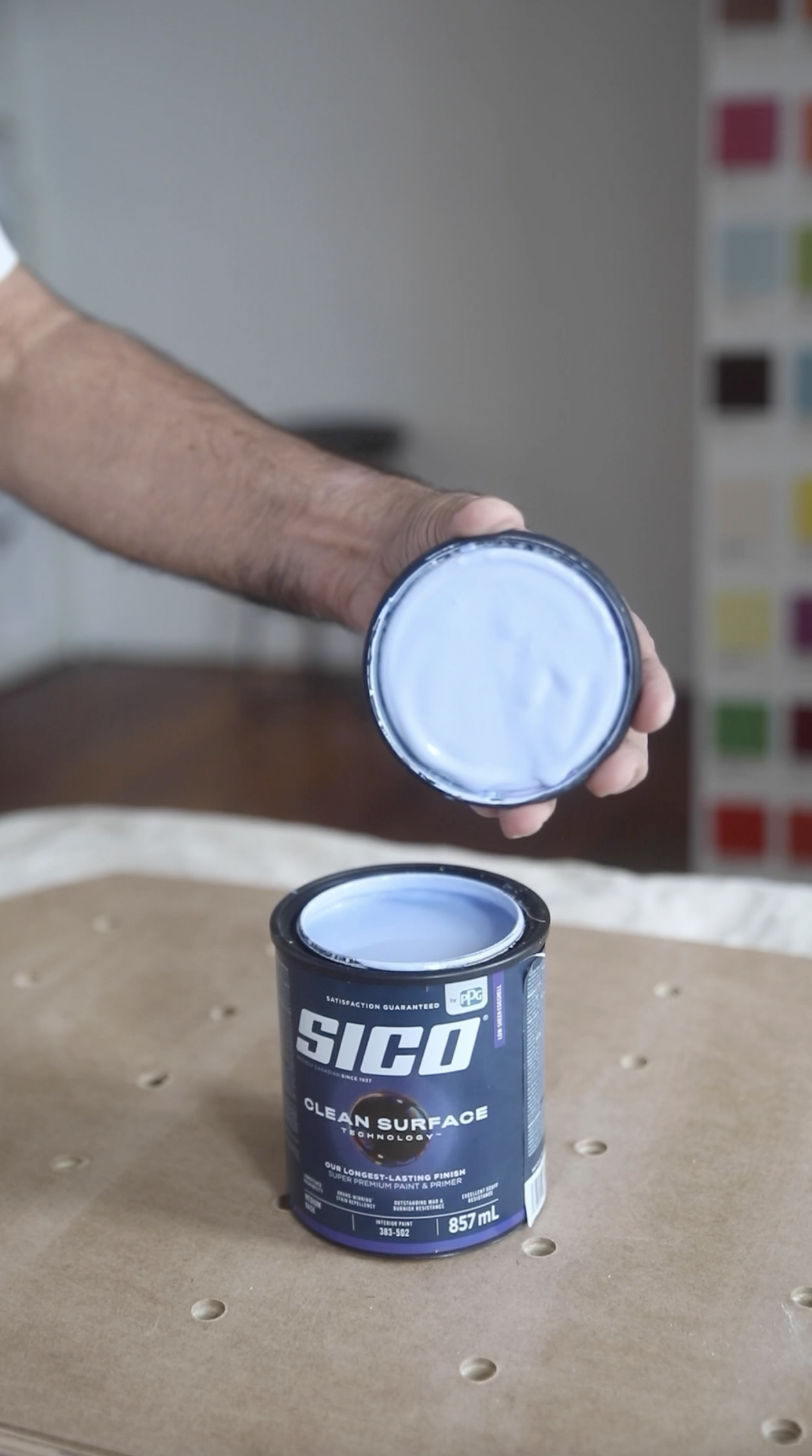 opening a sico paint can