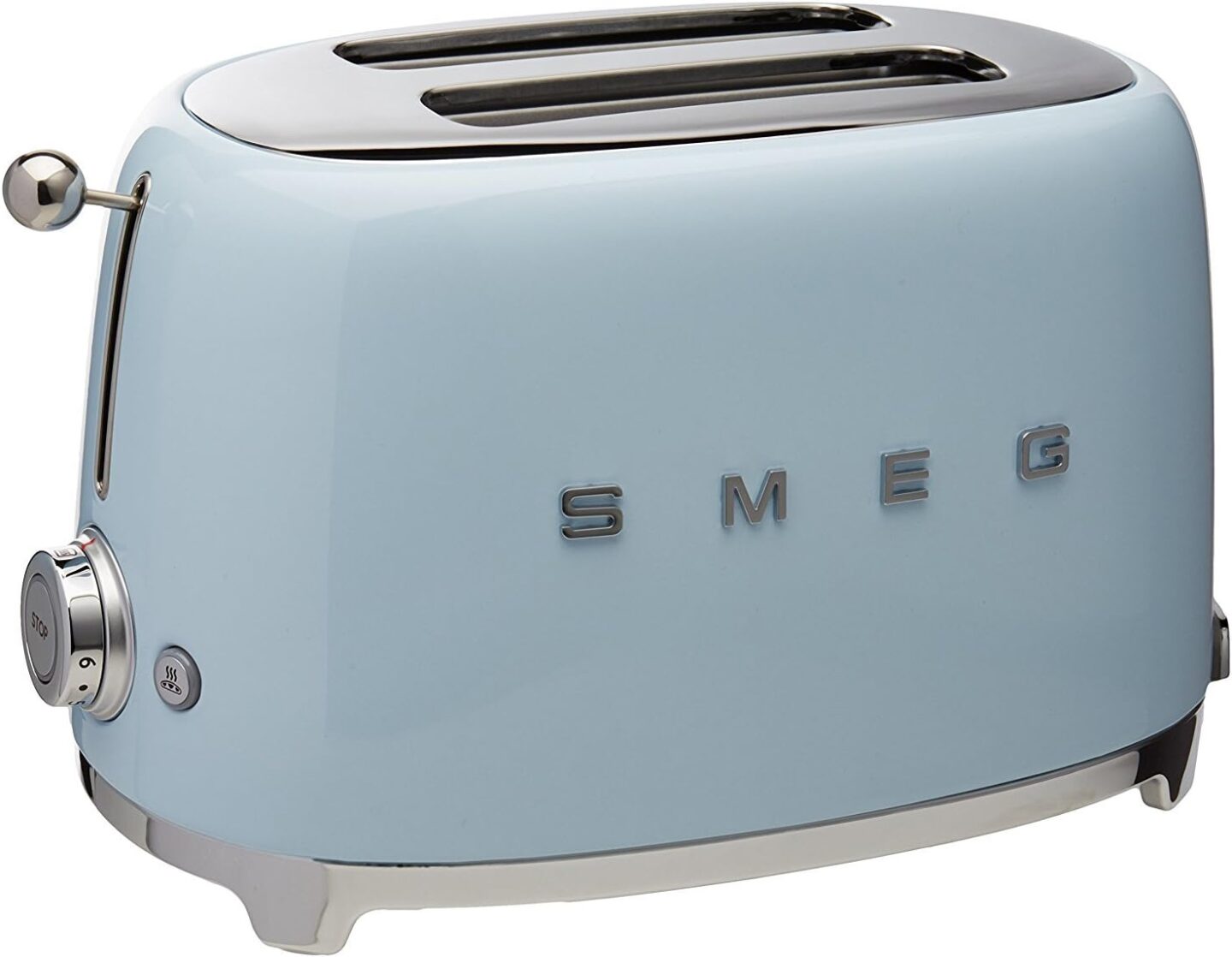 smeg toaster in baby blug