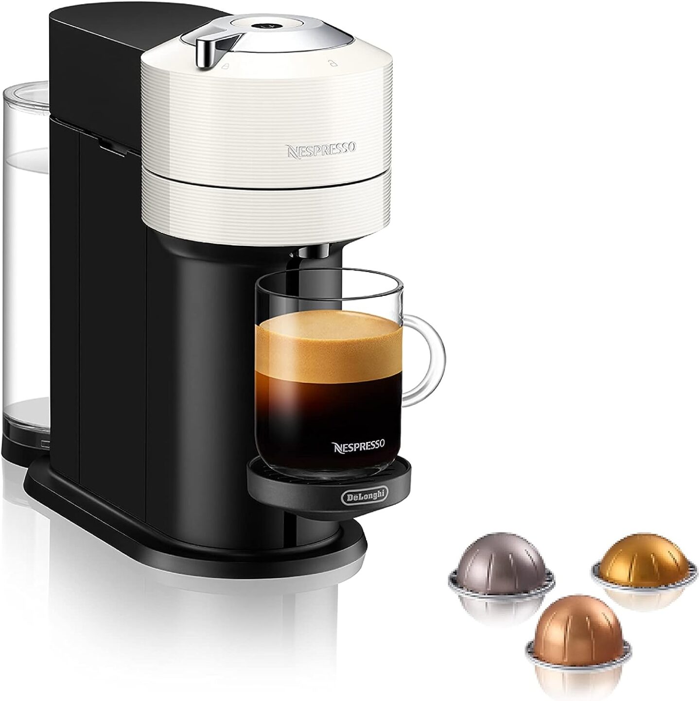 nespresso  vertuo machine in white 