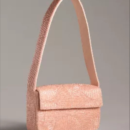 fiona beaded pink bag